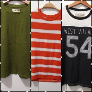 3 Abercrombie and Fitch Tee Bundle